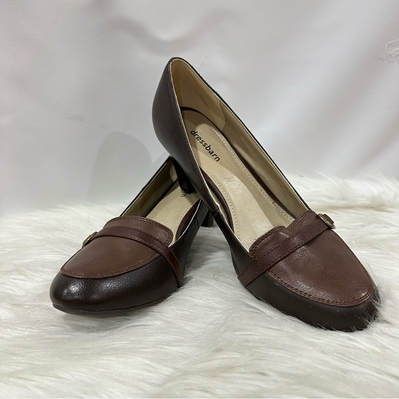 Dress Barn Brown Heels - Picture 1 of 8